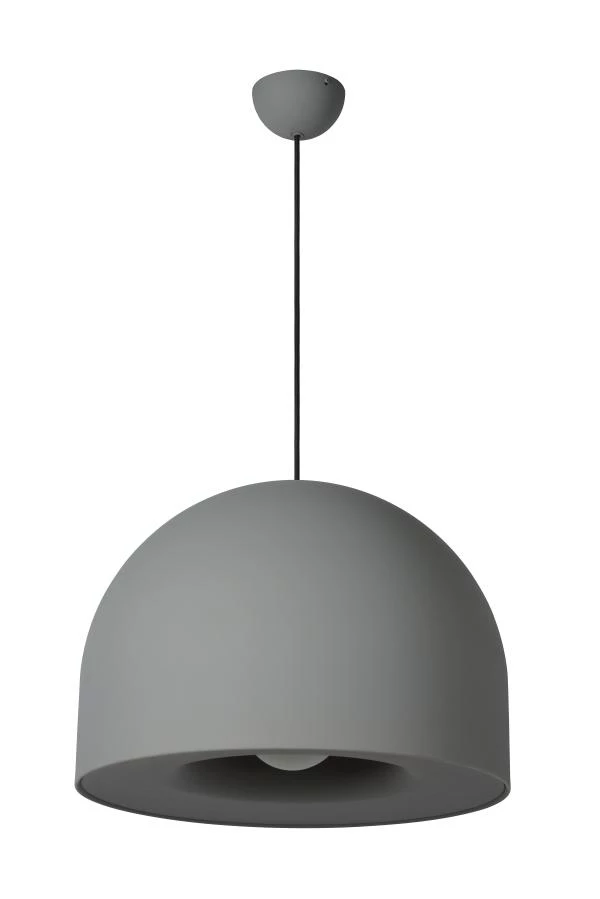 Lucide AKRON - Pendant light - Ø 50 cm - 1xE27 - Grey - off